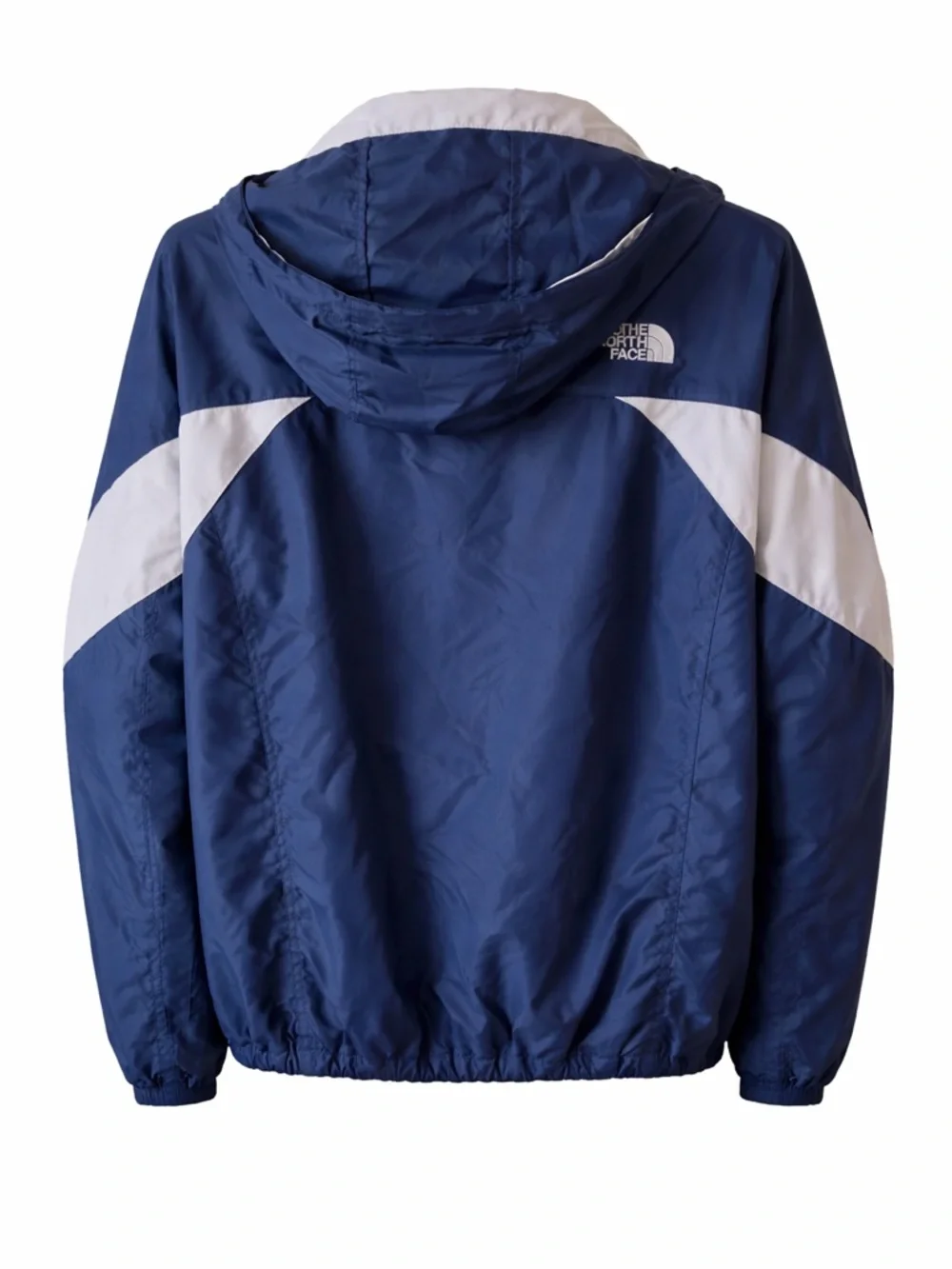 The North Face HyVent Jacket Mens XL Blue Hooded Windbreaker Nylon EUC